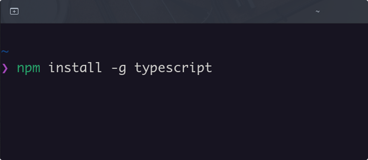 TypeScript Installation for Linux